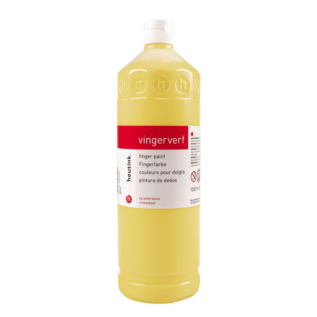 Gouage aux doigts Heutink, flacon 1 litre, jaune