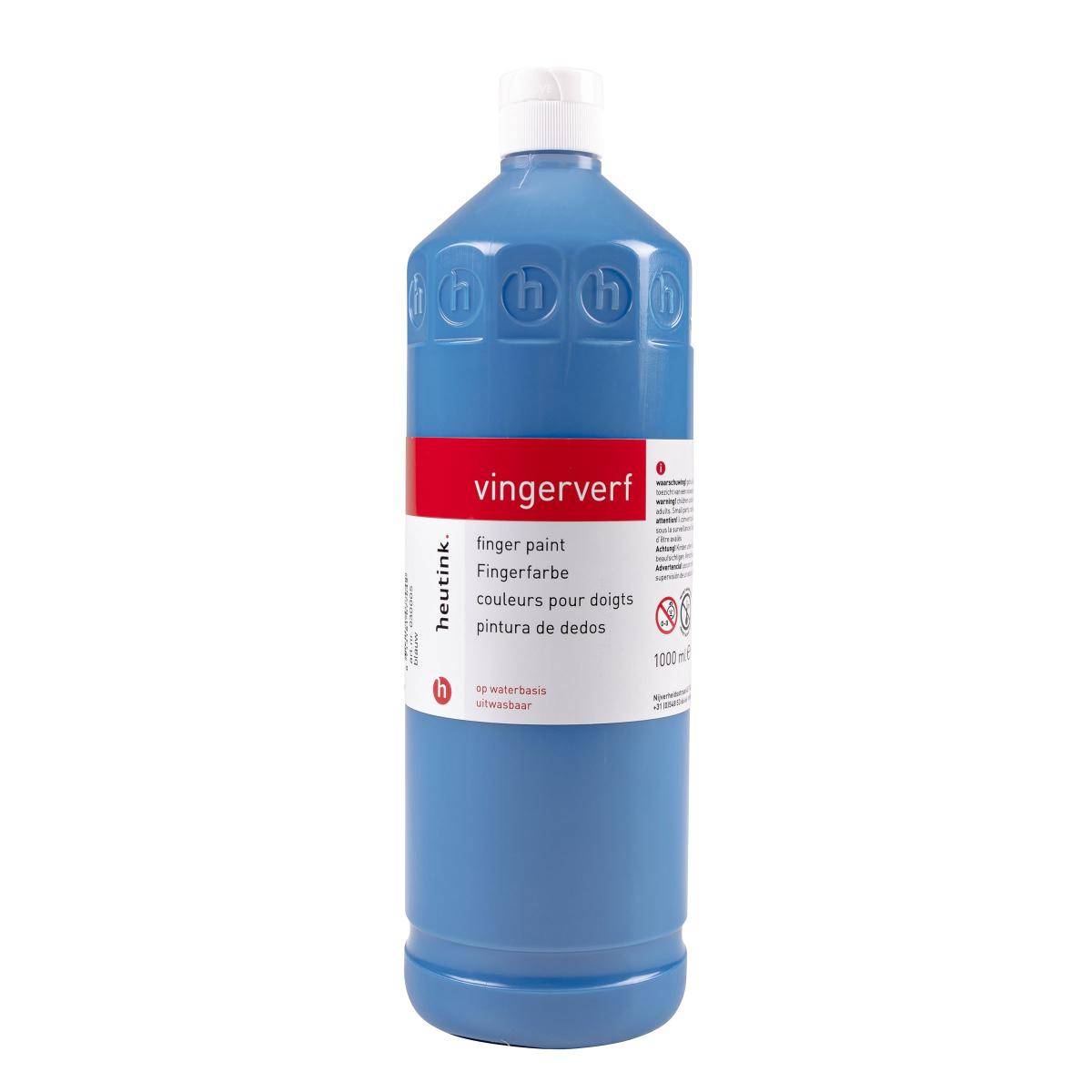 Gouage aux doigts Heutink, flacon 1 litre, bleu