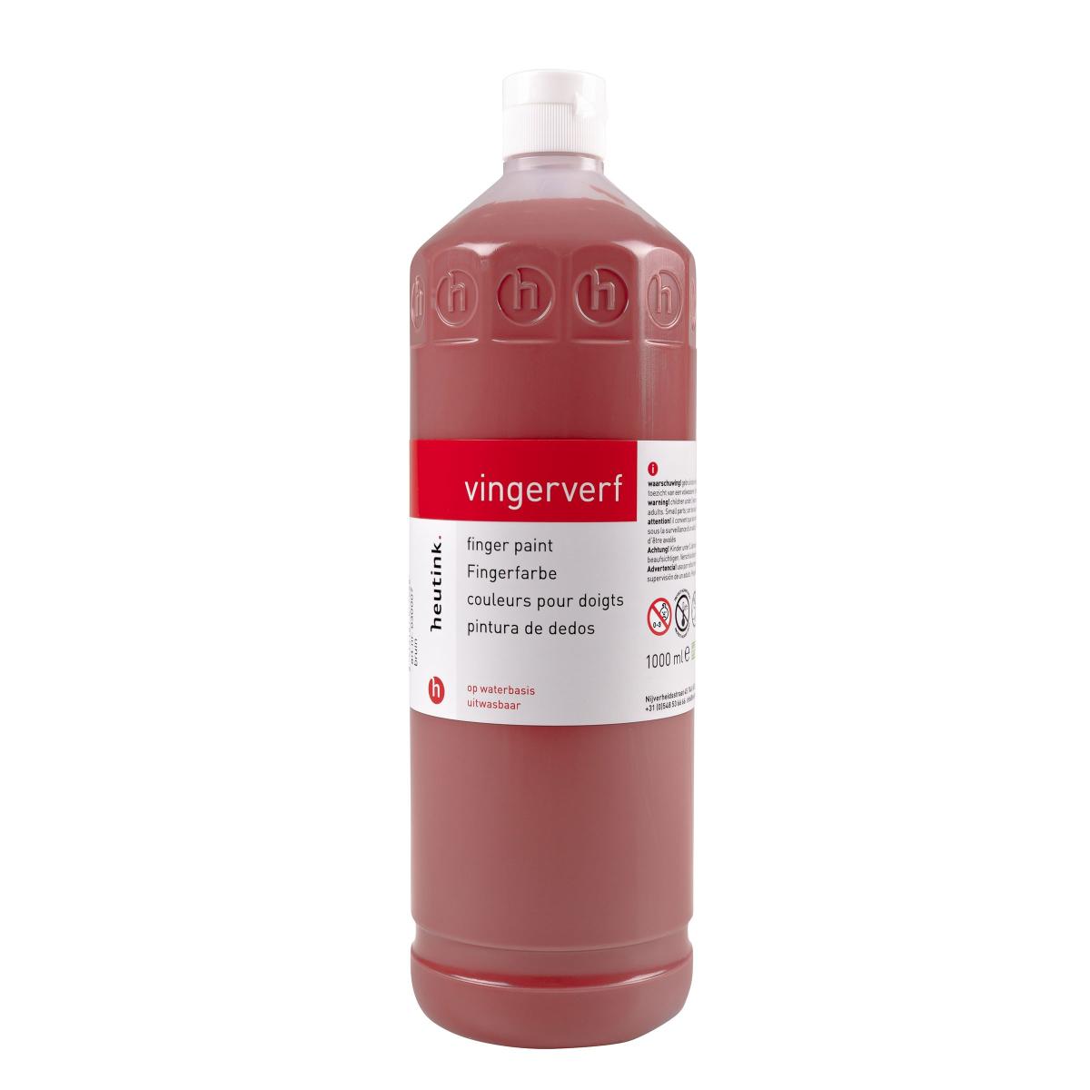 Gouage aux doigts Heutink, flacon 1 litre, marron
