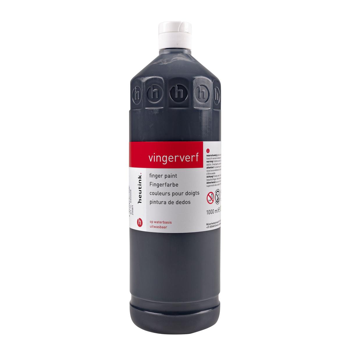 Gouage aux doigts Heutink, flacon 1 litre, noir