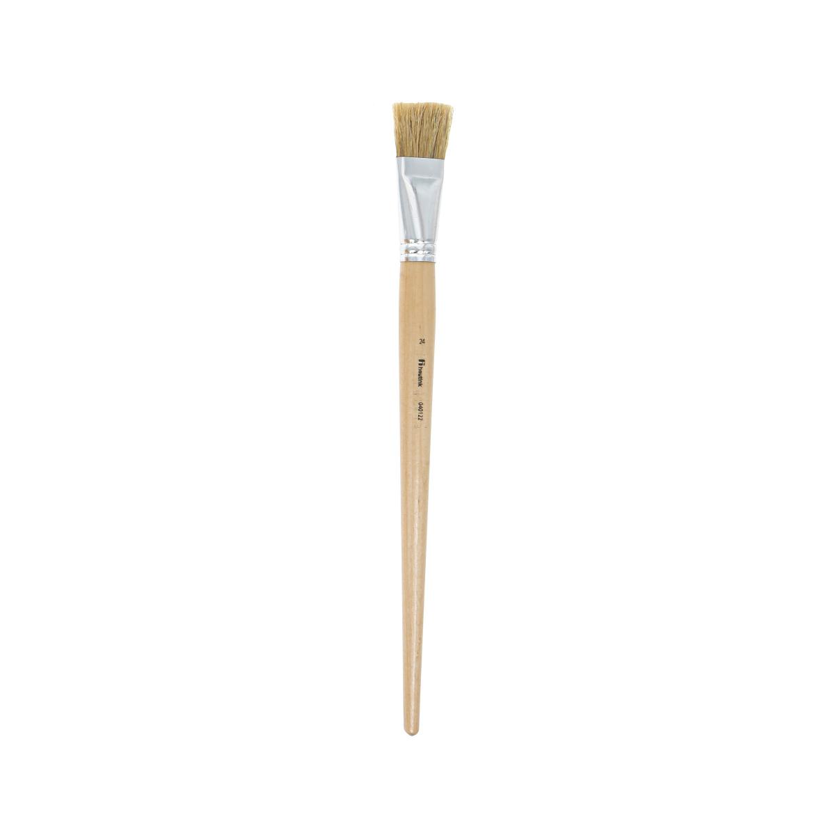 Heutink Brosses plates, manche longe, soie de porc, no. 24, le lot de 12 pièces
