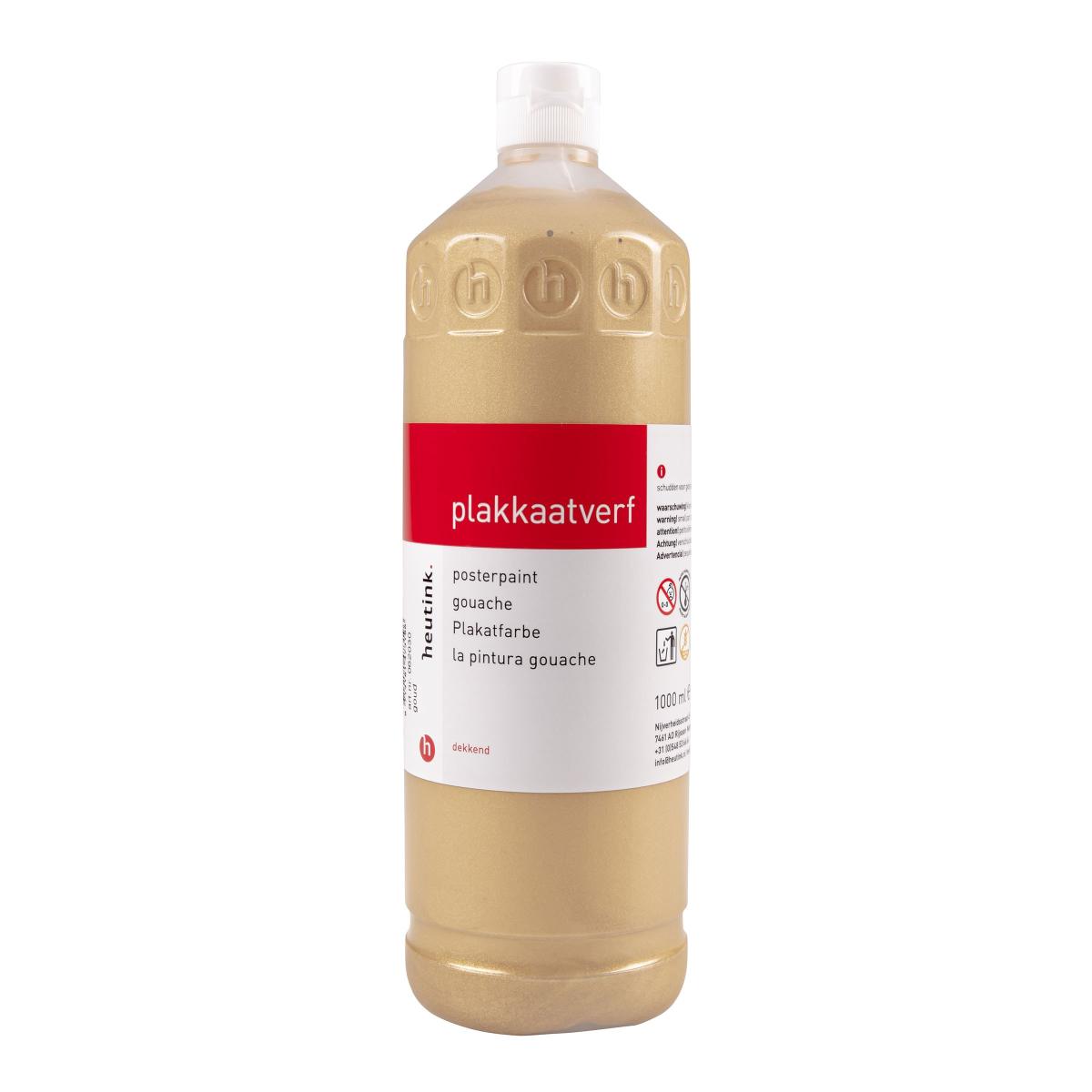 Heutink Gouache Interpaint, flacon 1 litre, or