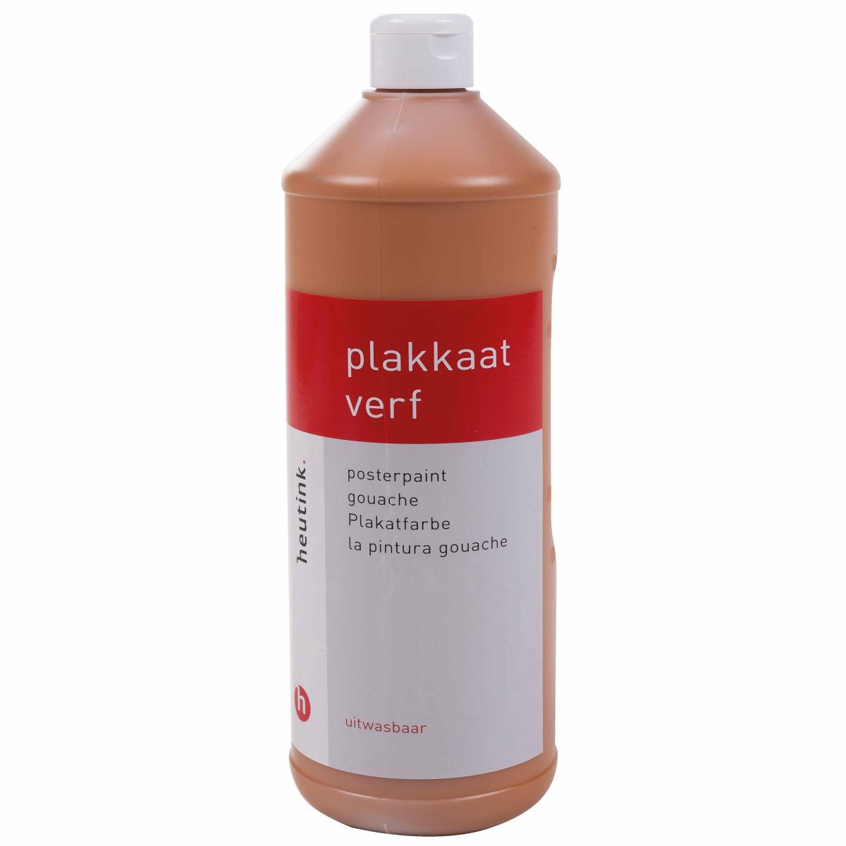 Heutink Gouache Interpaint, flacon 1 litre, bronze