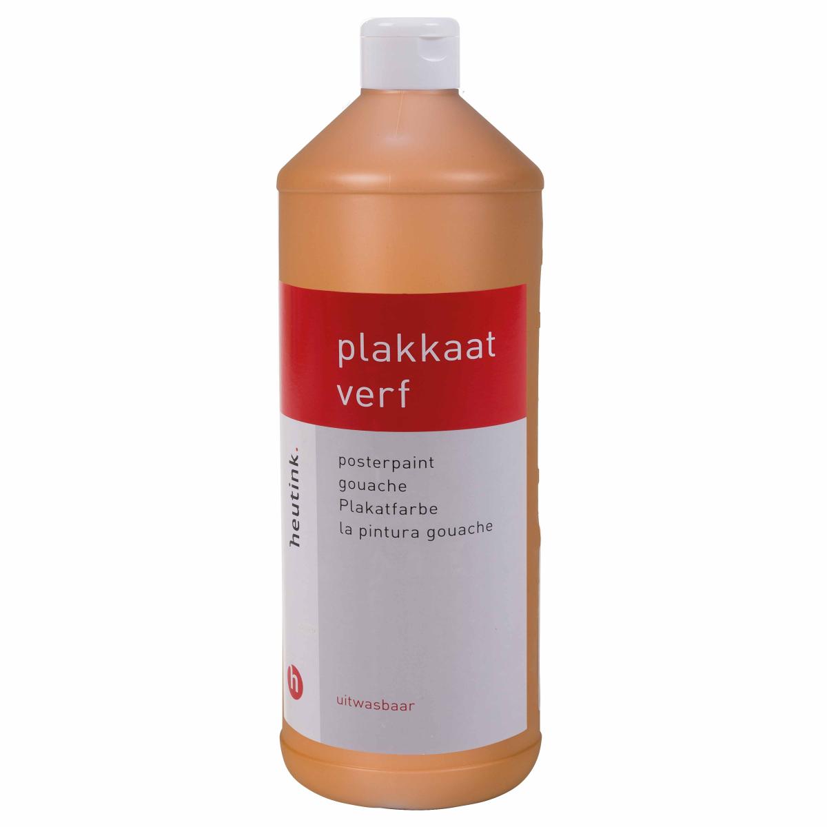 Gouache Heutink, flacon de 1 litre, caramel colorant