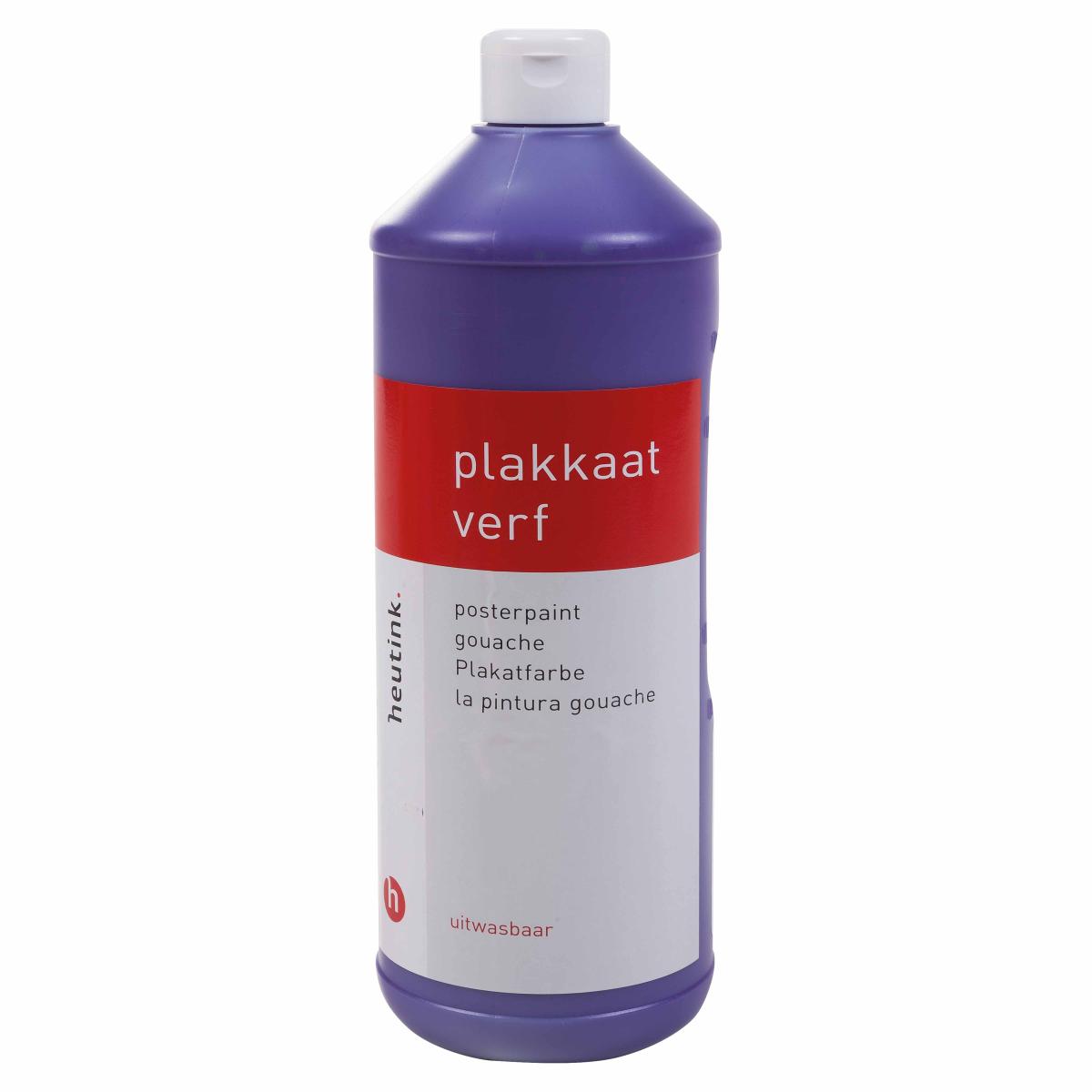 Gouache Heutink, flacon de 1 litre, violet