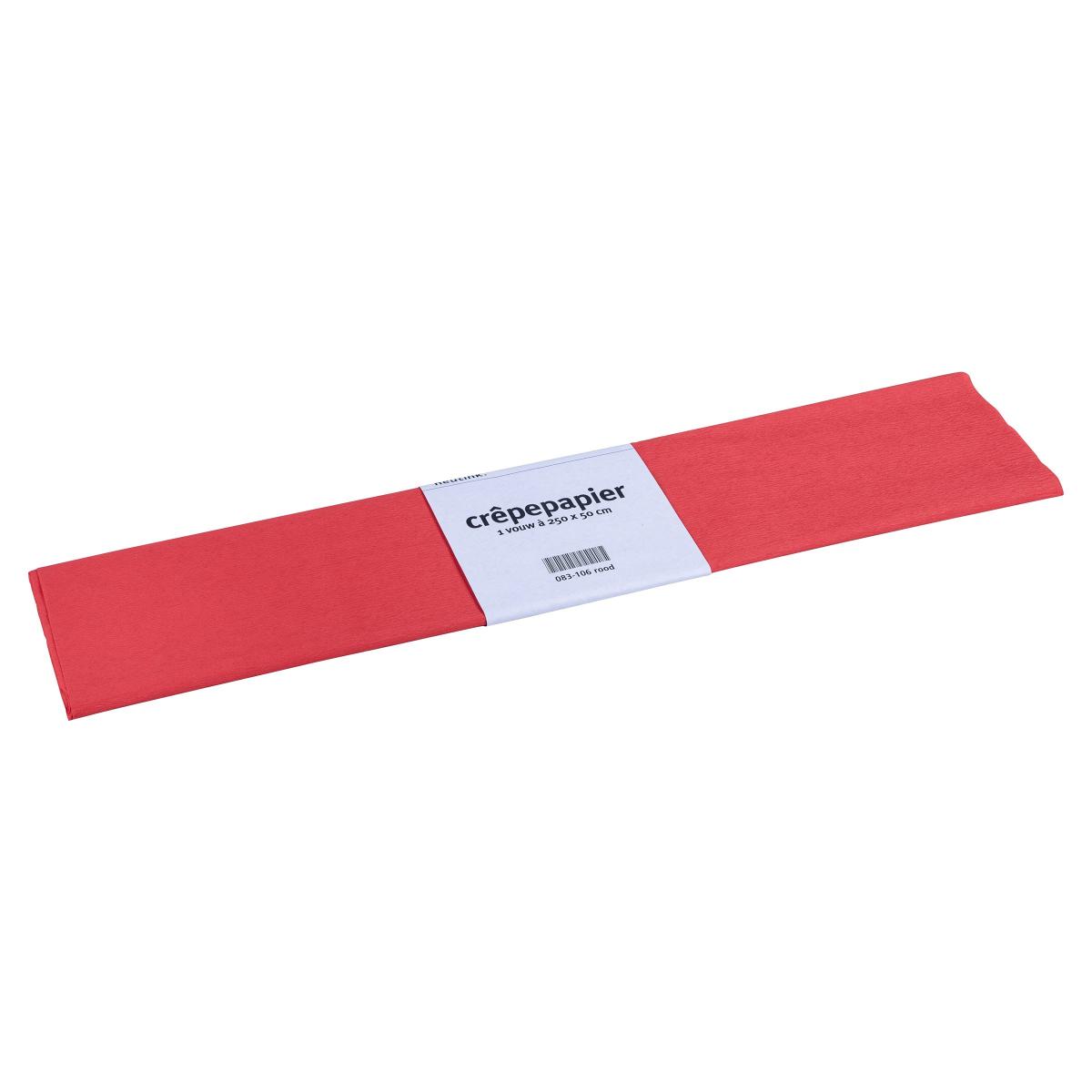 Heutink Papier crêpon Floriade, 50 x 250 cm, rouge