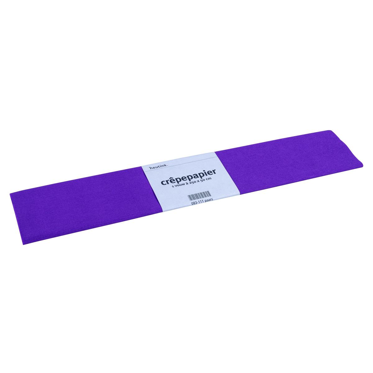 Heutink Papier crêpon Floriade, 50 x 250 cm, violet