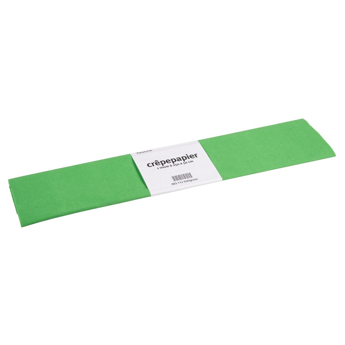 Heutink Papier crêpon Floriade, 50 x 250 cm, vert clair