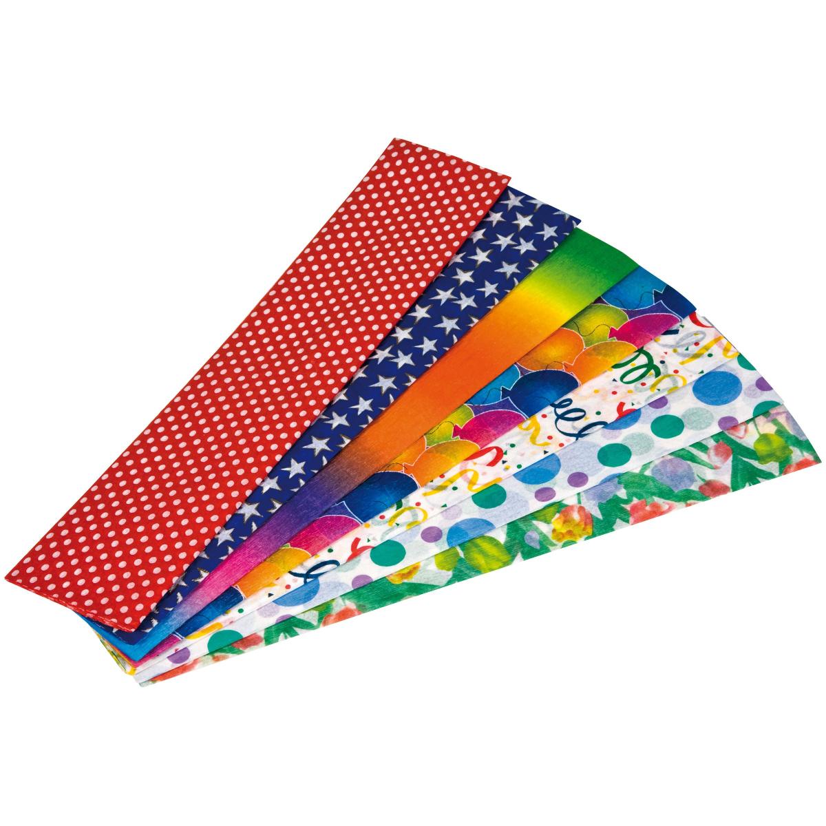 Heutink Papier crêpon Spécial, 50 x 250 cm, fêtes