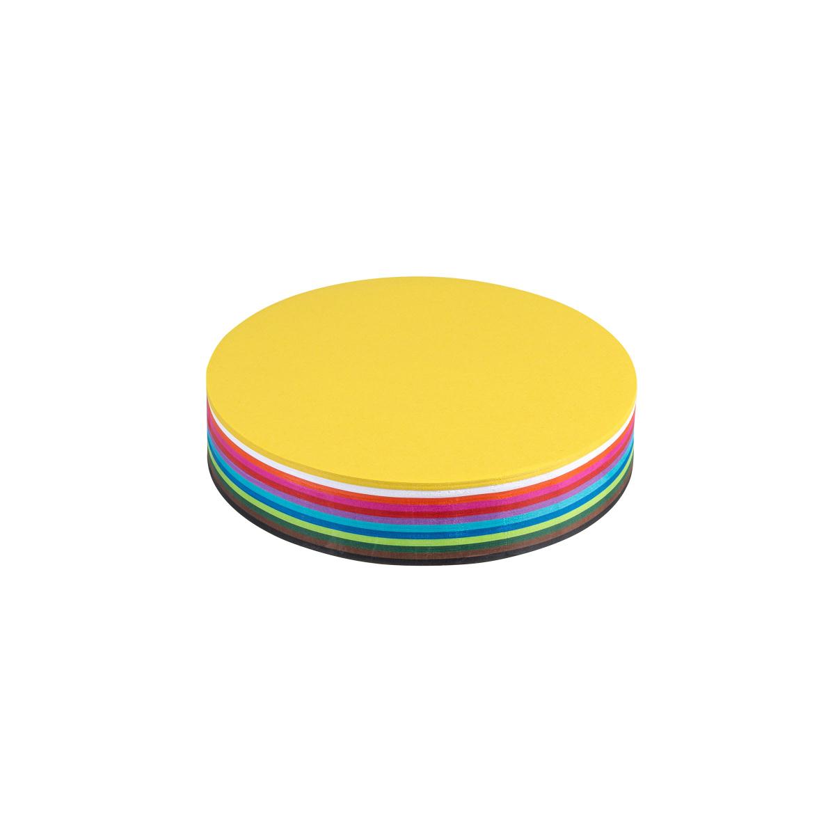 Heutink Carton 60 gr. rond, 12 couleurs, Ø 16 cm