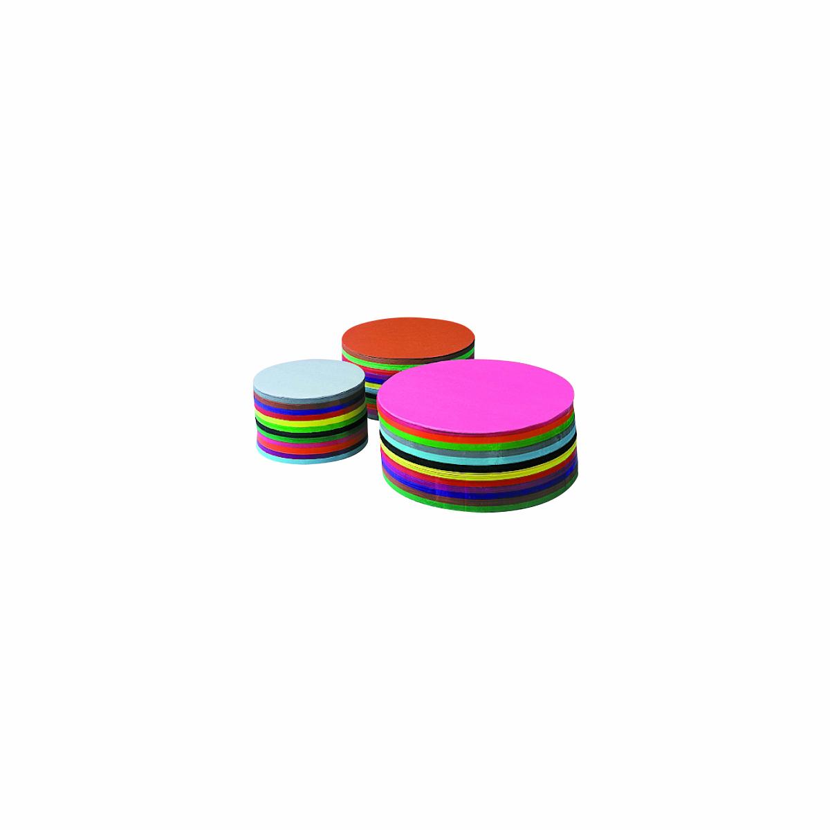 Heutink Carton 120 gr. rond, 12 couleurs, Ø 16 cm