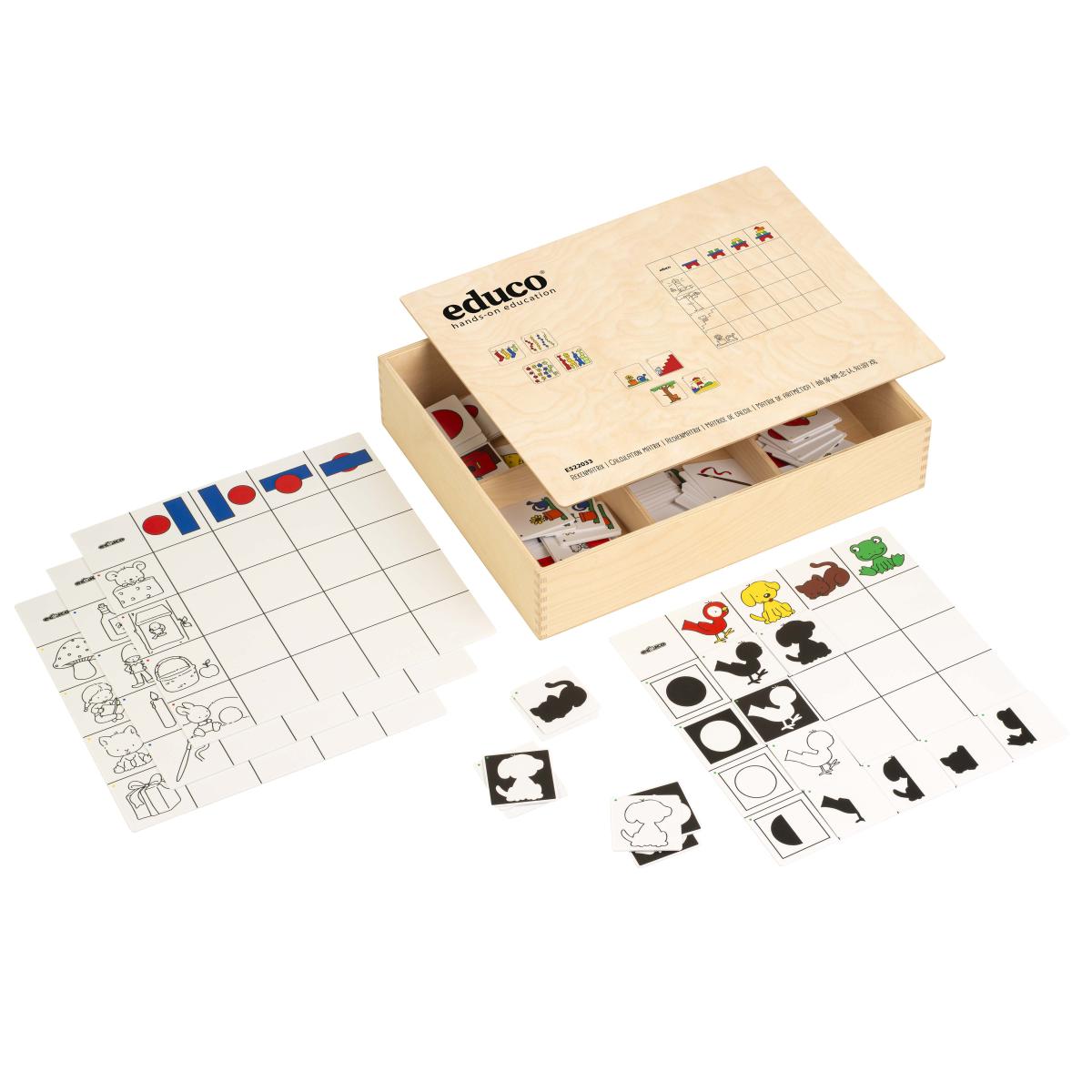 Educo Matrice de calcul — jeu éducatif pour la classe