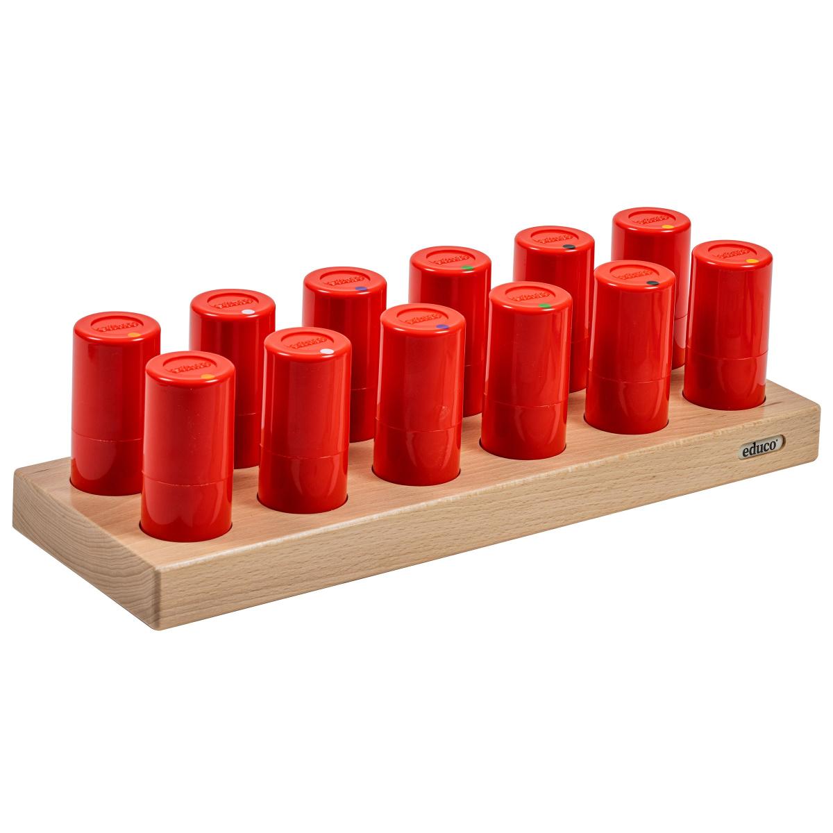 Educo Tubes sonores — ensemble de 12 pièces
