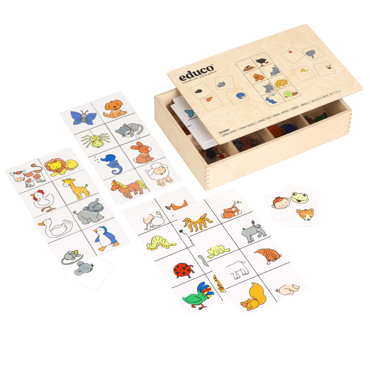 Educo Combino - animaux — jeu éducatif pour la classe