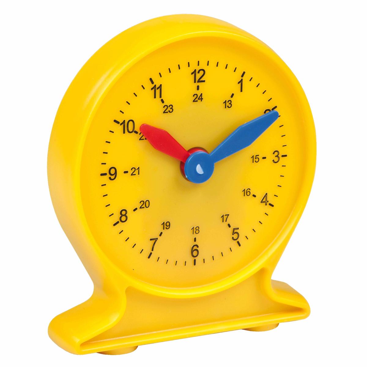 Educo Horloge élève - 24 heures (jaune, synchrone)