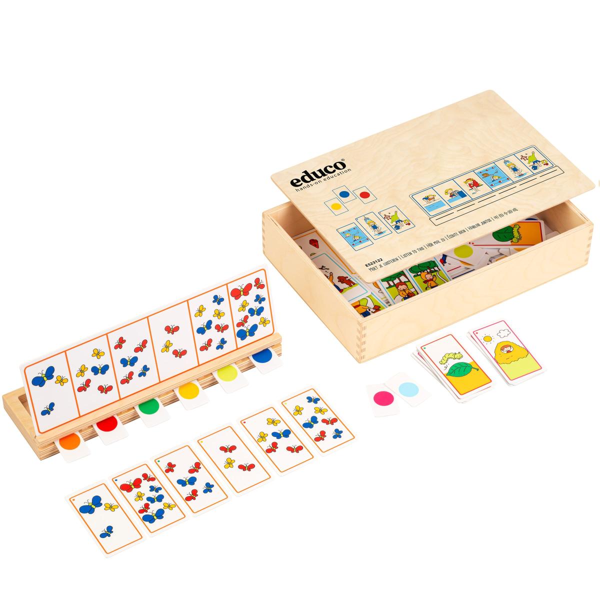 Écoute bien — Educo — Caisse de jeux