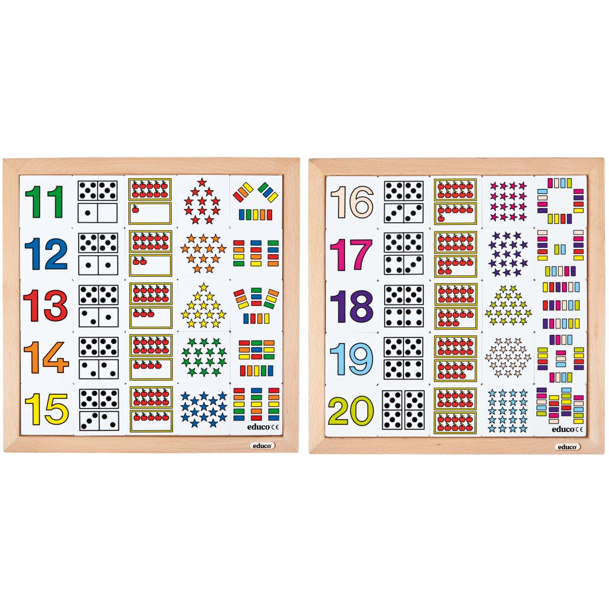 Educo Diagramme de comptage 11-15 et 16-20