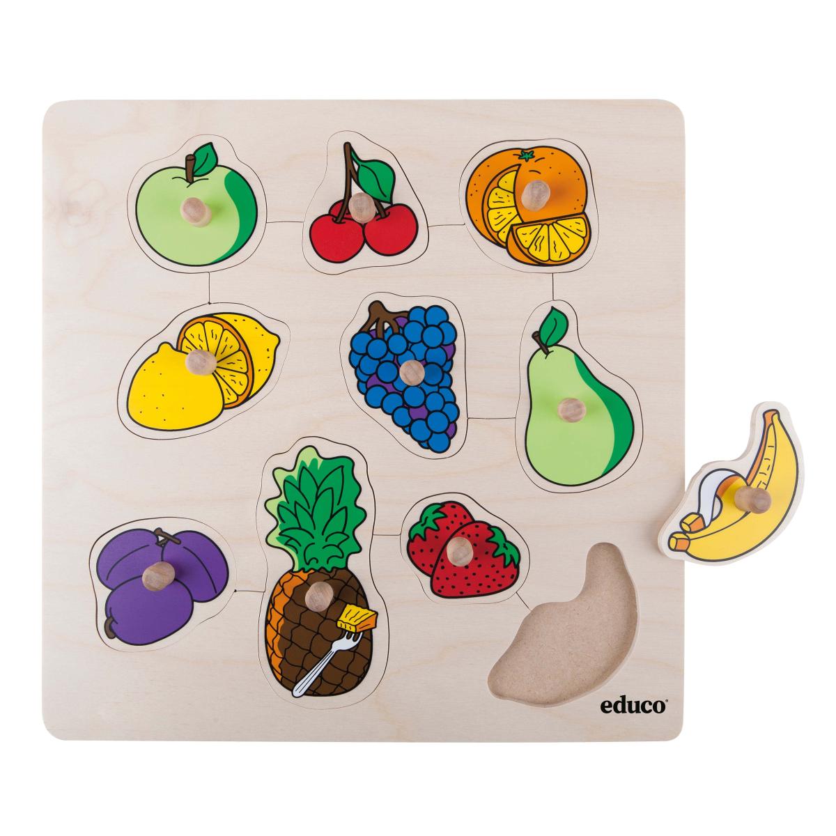 Educo Fruits — 10 pièces de puzzle