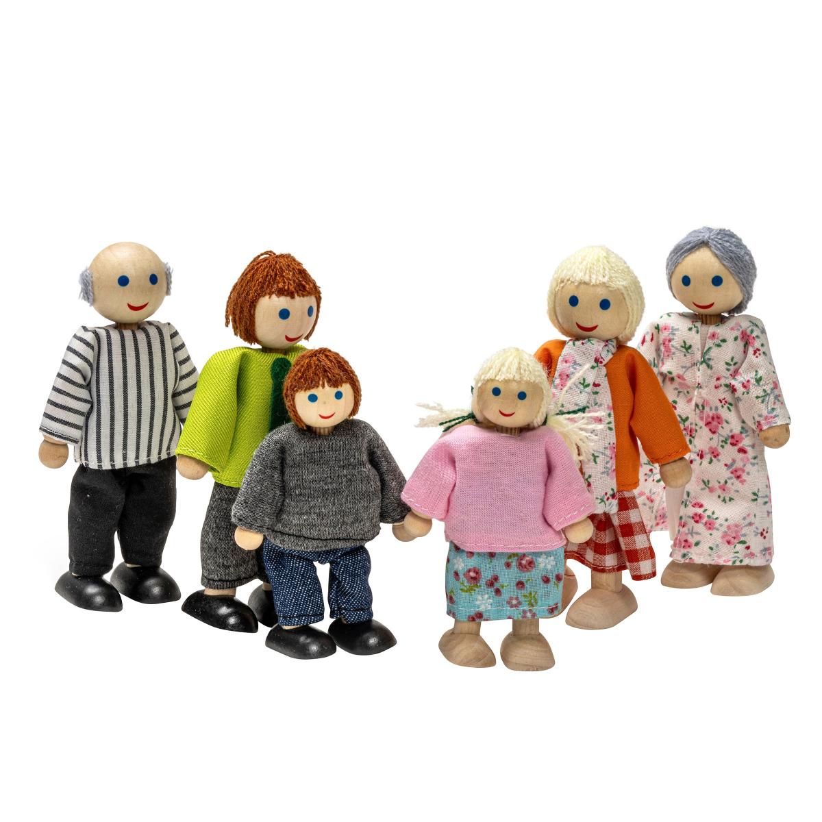 Educo Maison de poupées - famille — ensemble de 6 pièces