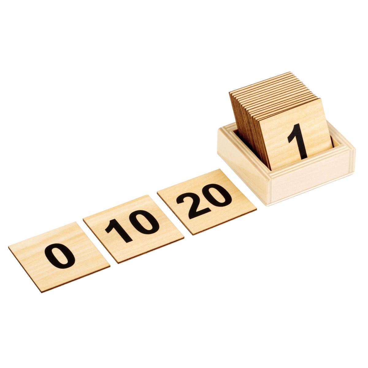 Educo Cartes des nombres - jusqu’à 20 — ensemble de 21 pièces