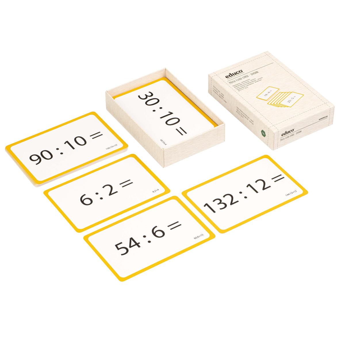Educo Cartes mémoire - division