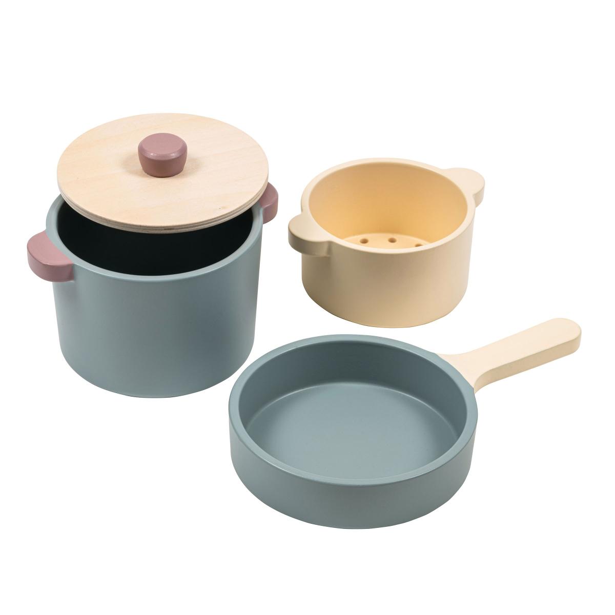 Educo Batterie de cuisine — ensemble de 3 pièces