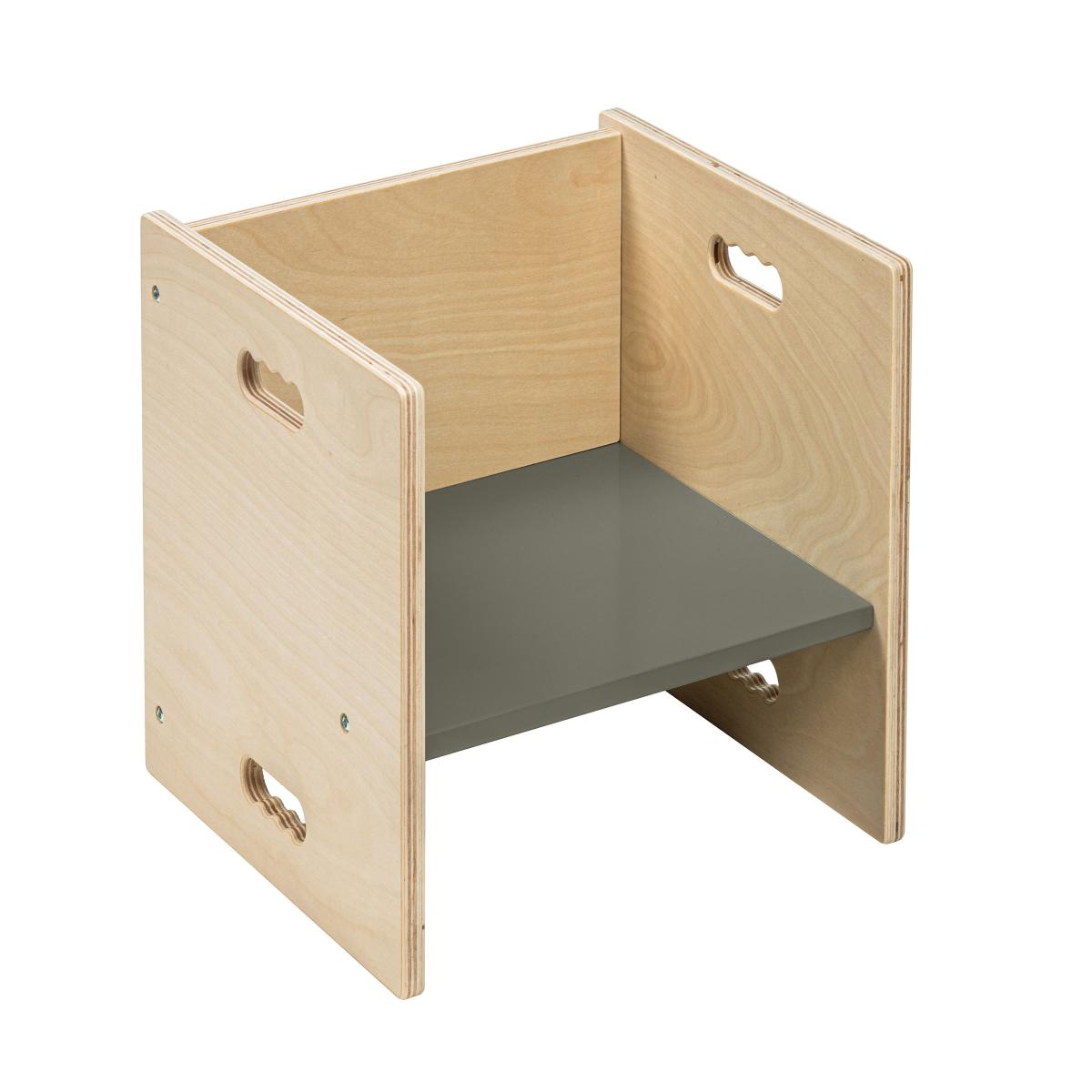 Educo Chaise cubique 33 - vert fjord