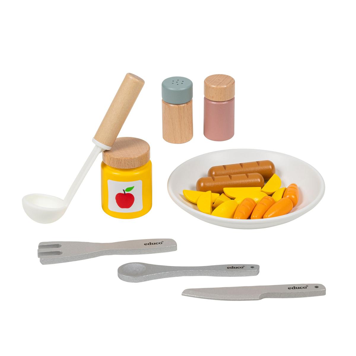Educo Ensemble de dîner - set alimentaire — ensemble de 22 pièces