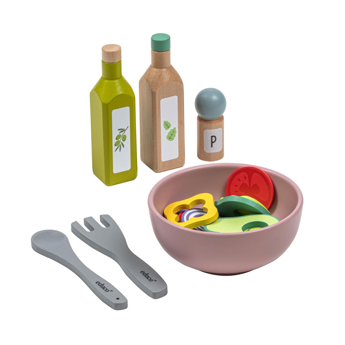 Educo Ensemble de salade - set alimentaire — ensemble de 19 pièces