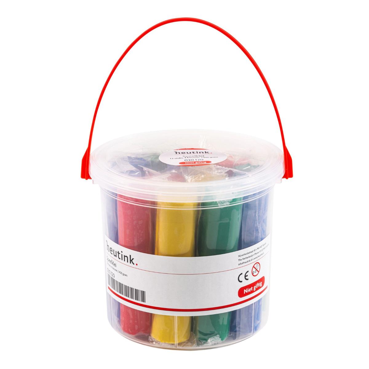 Pâte à modeler Kids Crealine Heutink - le pot de 1,4 kg