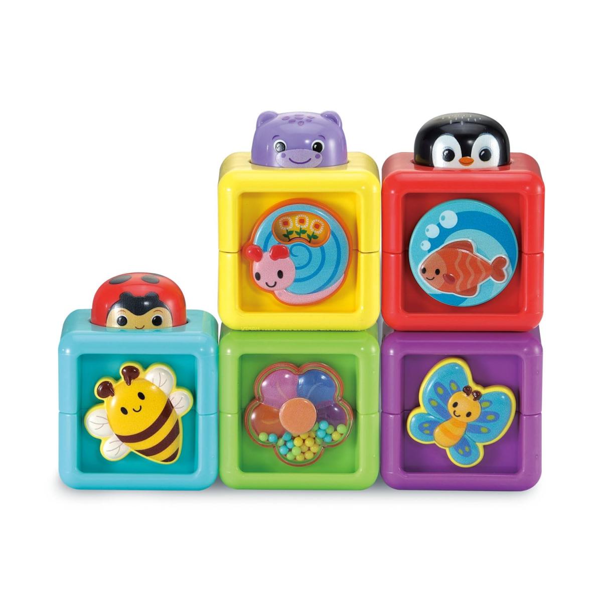 Set de 5 Cubes Animaux Surprises
