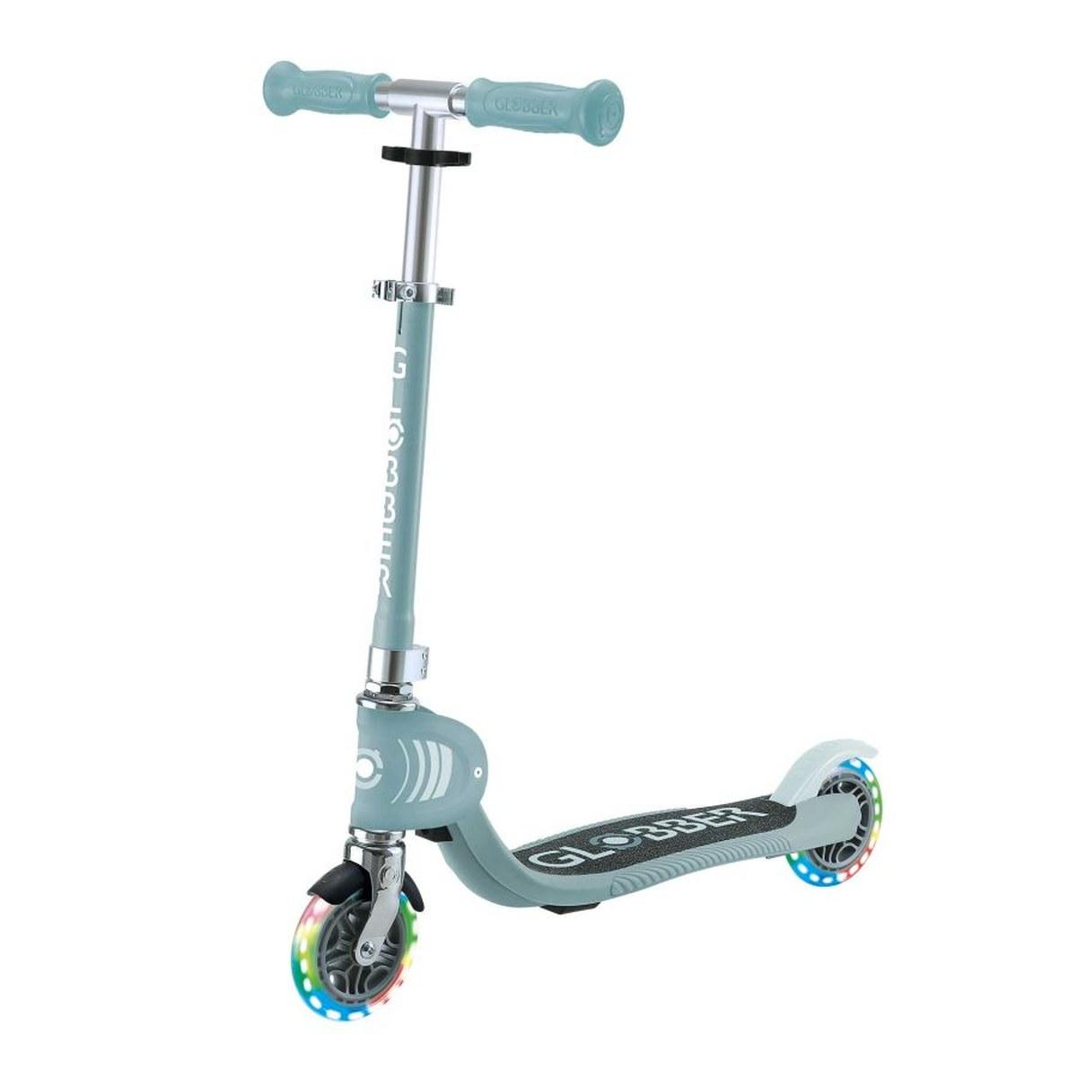 Globber Trottinette FLOW FOLDABLE JUNIOR LIGHTS — Ash Blue