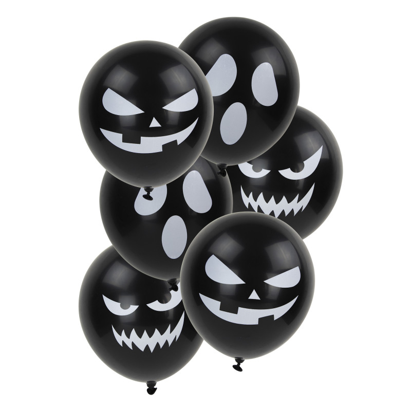 Lot de 6 Ballons halloween