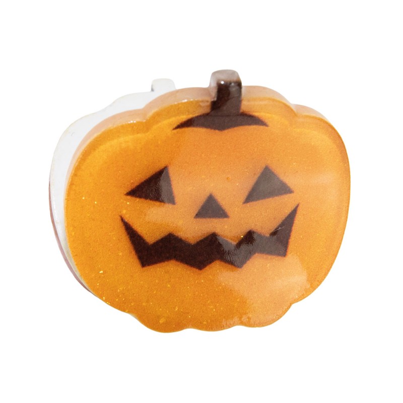 Lot de 2 mini pinces cheveux citrouille