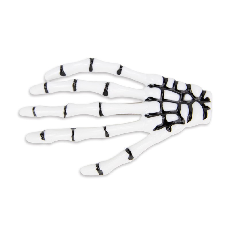 Lot de 2 barettes Main de squelette