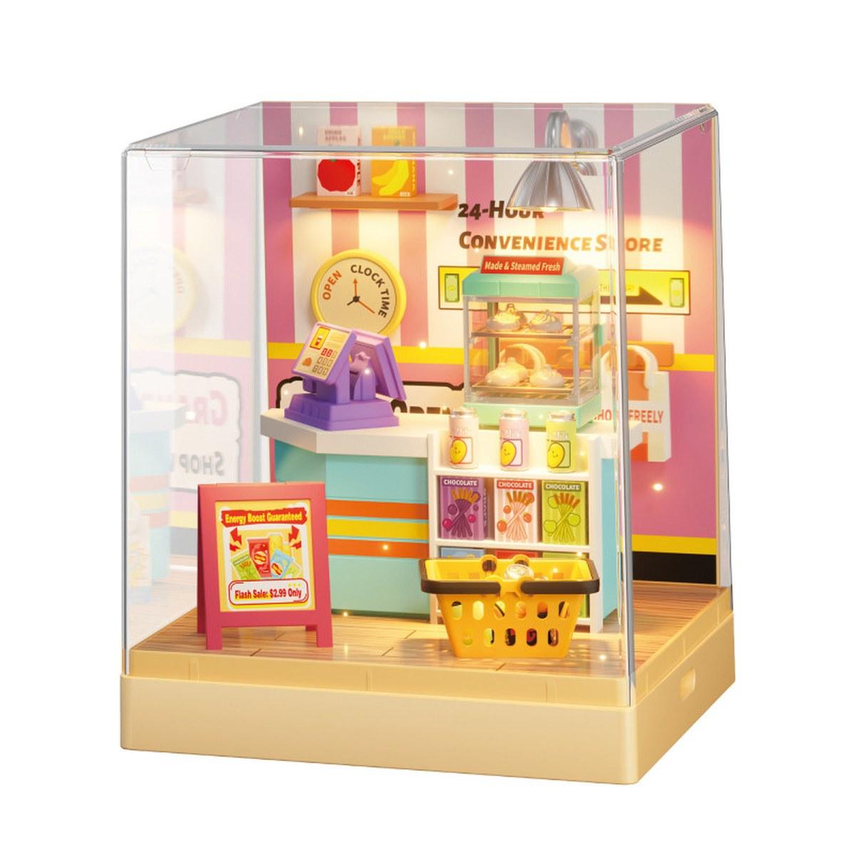 Maquette Green Slide - Miniature Empilable - Épicerie - LED - 56 pièces