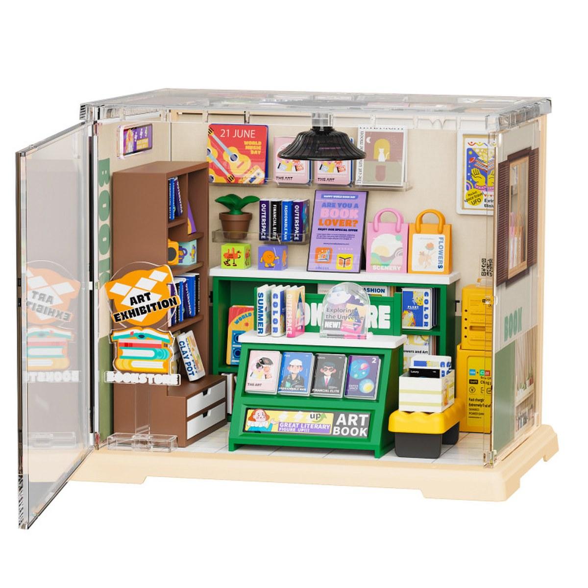 Maquette Green Slide - Miniature Empilable - Librairie - LED - 104 pièces