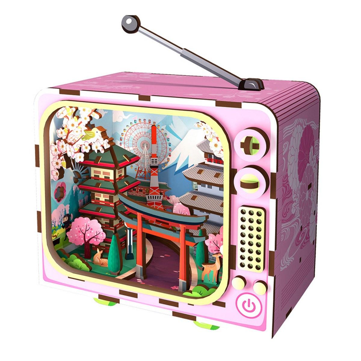 Maquette Green Slide - Puzzle TV - au Pied du Mont Fuji - LED - 129 pièces