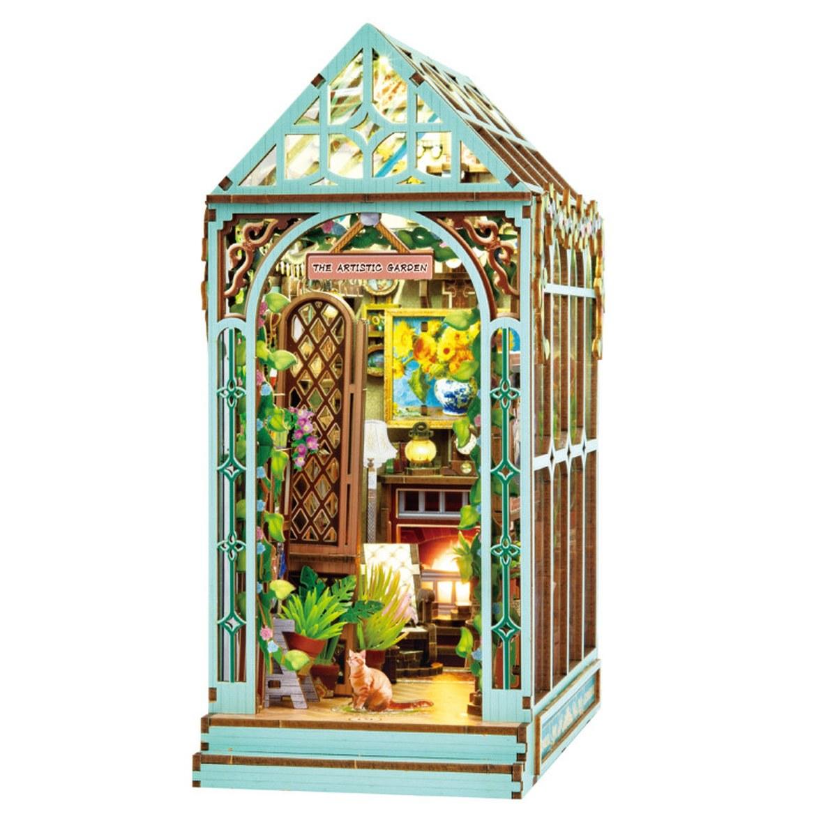 Green Slide - Book Nook - la Serre de l'artiste - LED - 255 pièces