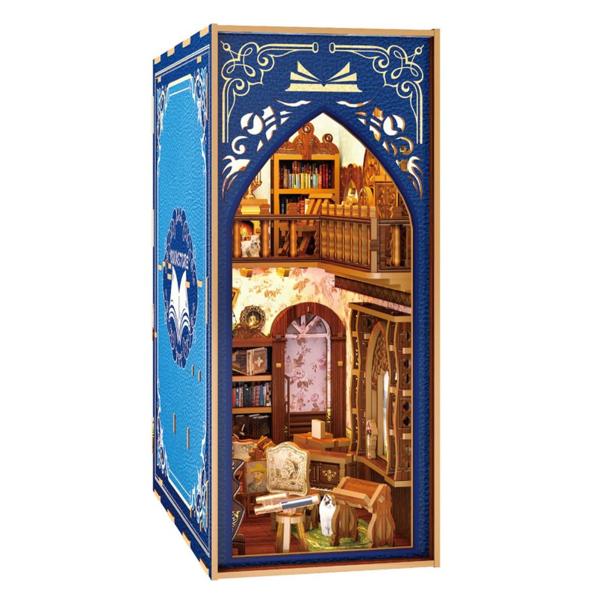 Green Slide - Book Nook - Librairie Vintage - LED - 223 pièces