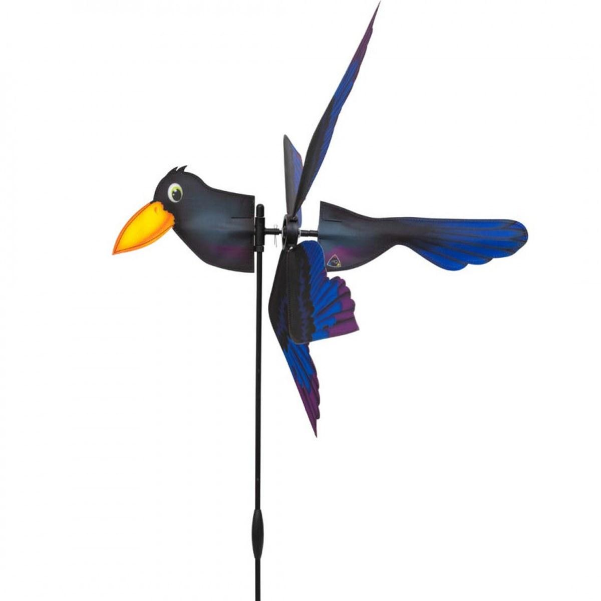 Girouette à planter Breezy Wings - Corbeau Invento