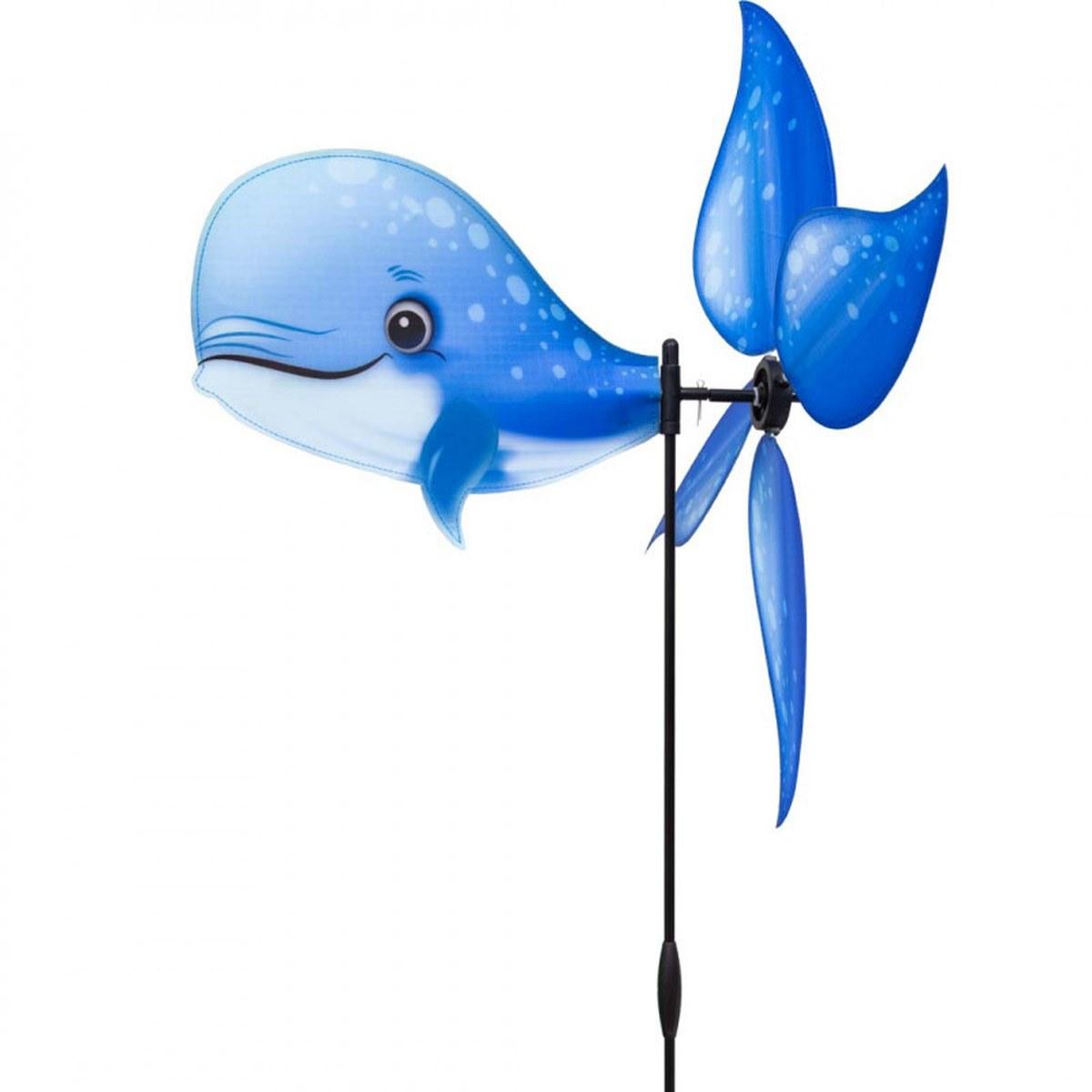 Girouette à planter Spin Critter Baleine Bleue Invento