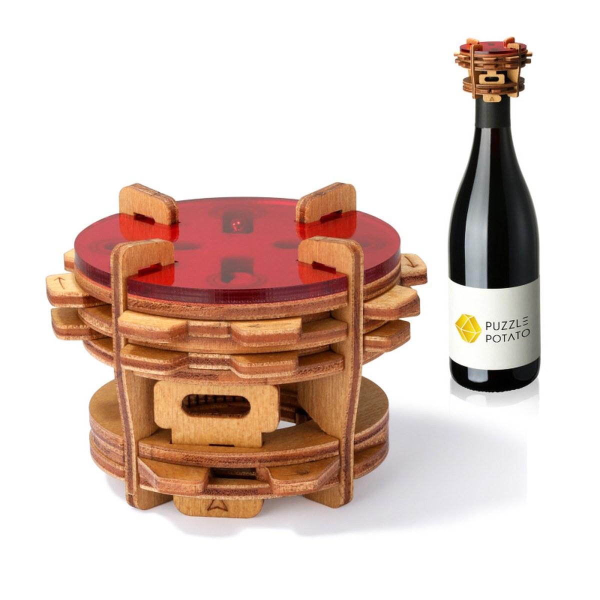 Puzzle Potato - Casse-tête pour Bouteille de Vin - Topsy-turvy