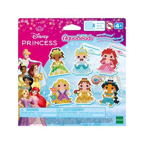 Aquabeads Le kit porte-clés des princesses Disney