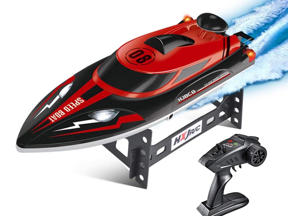 Bateau Télécommandé - 2,4Ghz - Rouge