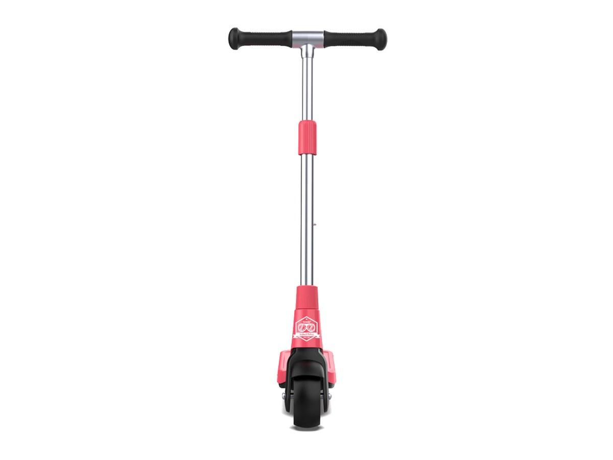 Trottinette électrique enfant - 3 hauteurs ajustables - Autonomie 8 km - Éclairage LED - Rose