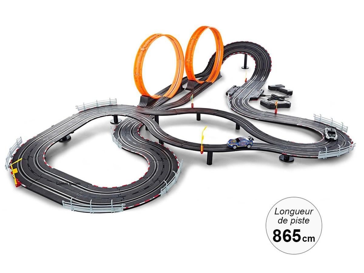 Circuit de Course avec 2 Voitures