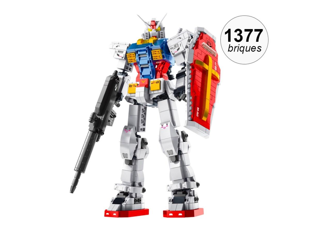 Jeu de Construction Robot XXL - Éléments Phosphorescents - 1377 Briques