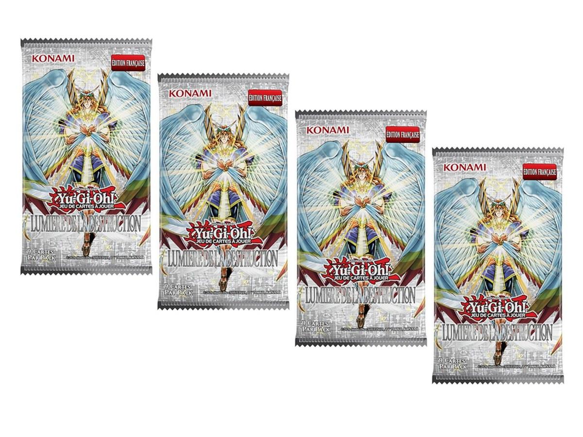 Yu-Gi-Oh! - 4 Boosters - Lumière La Destruction