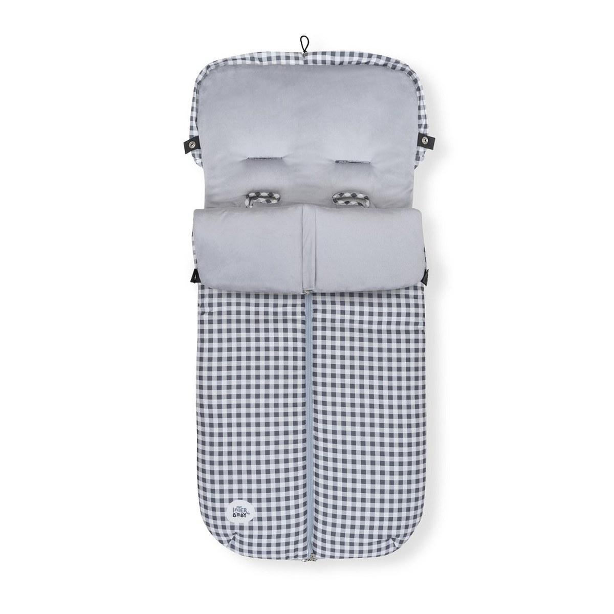 Chancelière universelle - polaire coralline - Vichy - gris